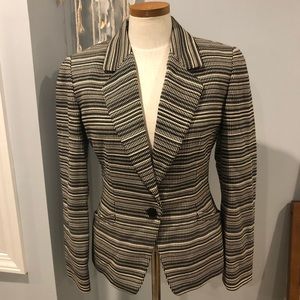 Linda Allard cotton ELLEN TRACY Blazer Jacket